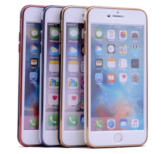 Apple iPhone 7 Kılıf HEPTEKİLETİŞİM Arkası Parlak 360 Silikon