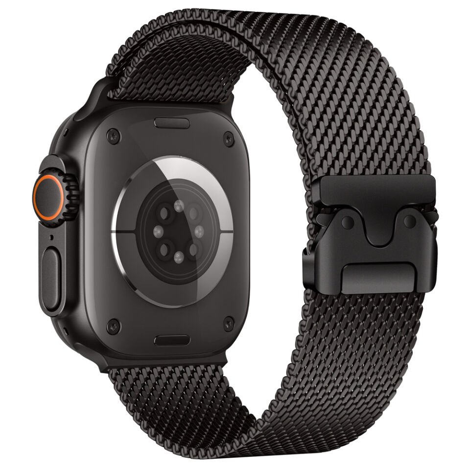 Apple Watch Ultra 49mm HEPTEKİLETİŞİM KRD-121 Metal Hasır Kordon