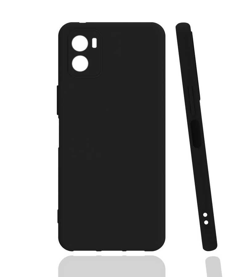 Vivo Y15S Kılıf Kamera Korumalı Esnek Renkli Silikon Kapak (Biye) Lila