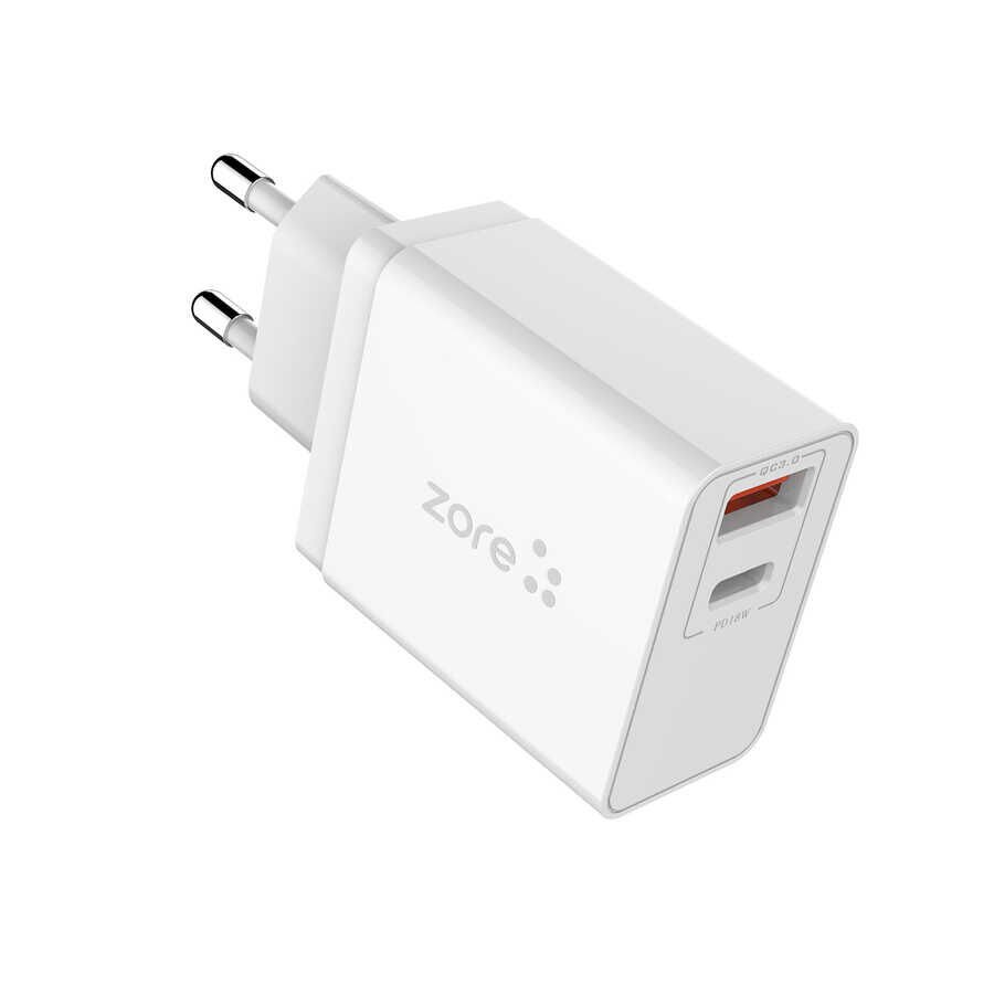 XMac Serisi ZR-X2 Seyahat Şarj Başlığı Beyaz