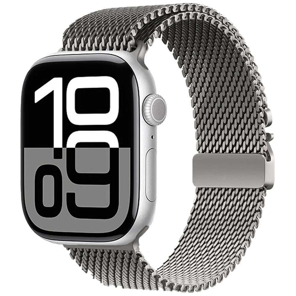 Apple Watch 10 46mm HEPTEKİLETİŞİM KRD-121 Metal Hasır Kordon