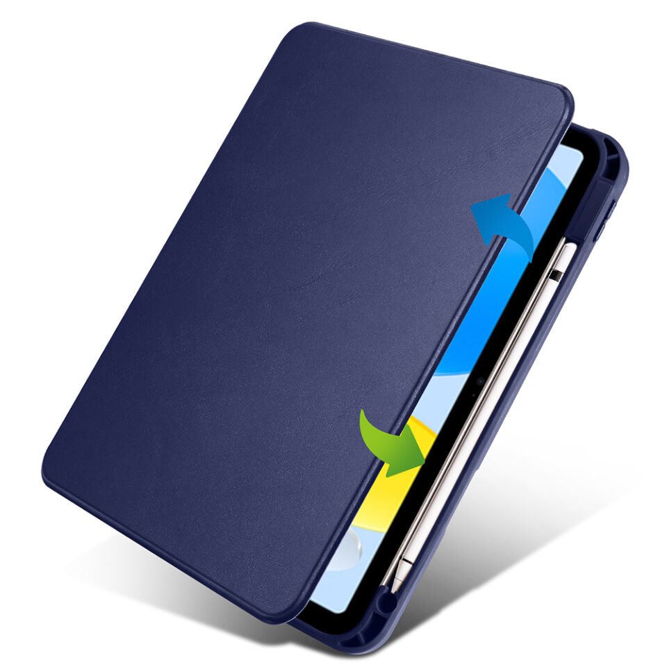 Apple iPad 11.Nesil 2025 Kılıf HEPTEKİLETİŞİM Termik Kalem Bölmeli Dönebilen Standlı Kılıf
