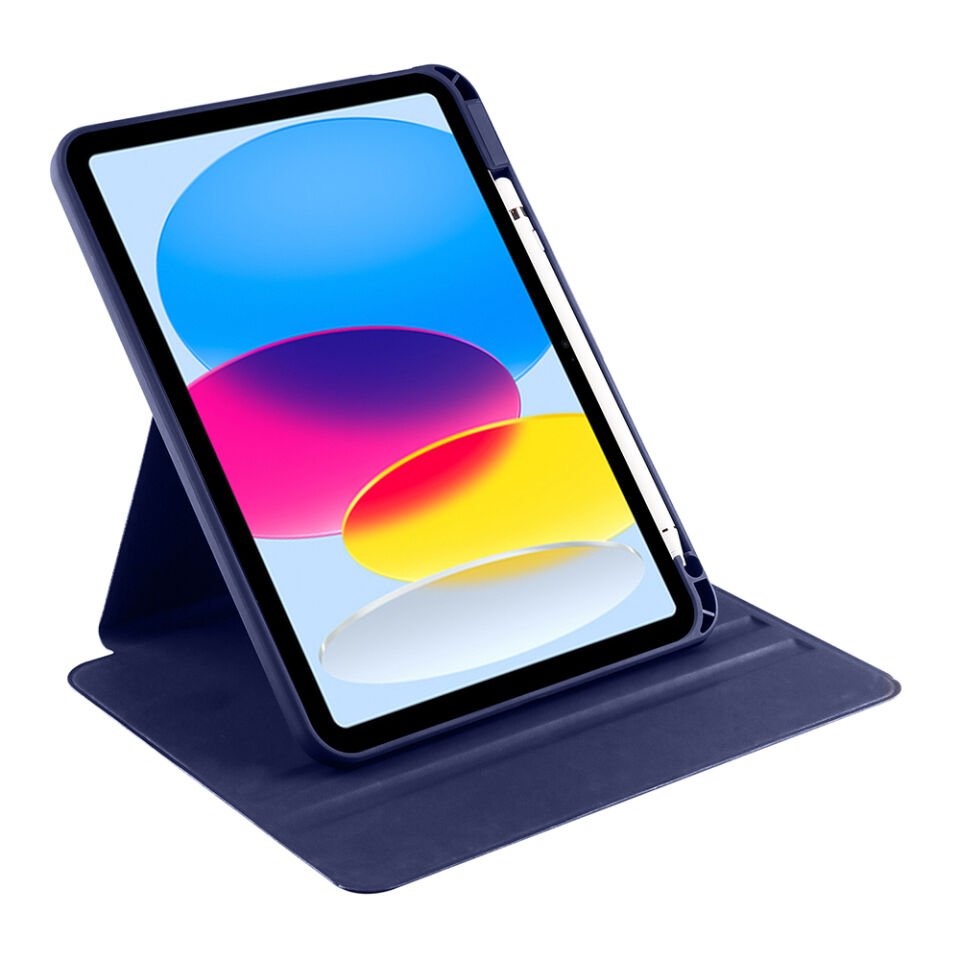 Apple iPad 11.Nesil 2025 Kılıf HEPTEKİLETİŞİM Termik Kalem Bölmeli Dönebilen Standlı Kılıf