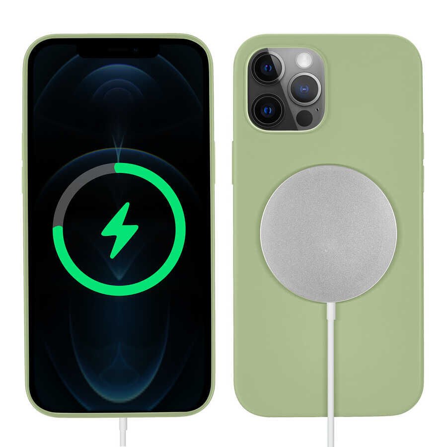 Apple iPhone 12 Pro Kılıf HEPTEKİLETİŞİM Silksafe Wireless Kapak