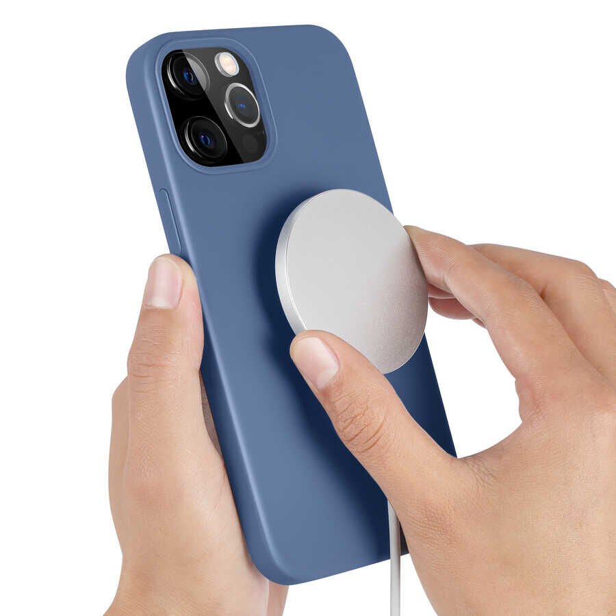 Apple iPhone 12 Pro Kılıf HEPTEKİLETİŞİM Silksafe Wireless Kapak