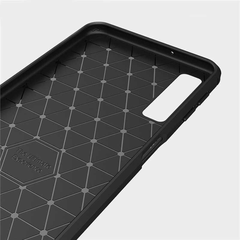 Samsung Galaxy A7 2018 Kılıf Ultra Korunaklı Silikon Kapak (ROOM) Gri