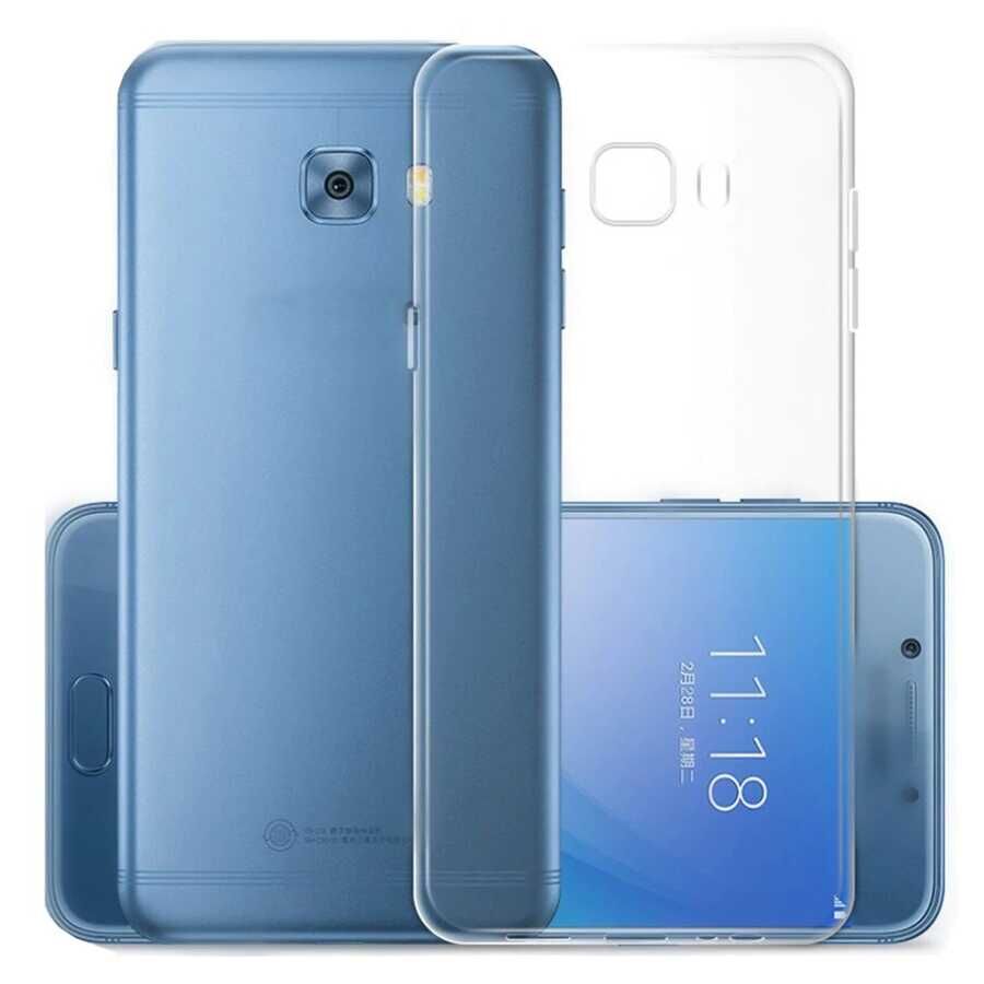 Galaxy C7 Kılıf HEPTEKİLETİŞİM Süper Silikon Kapak