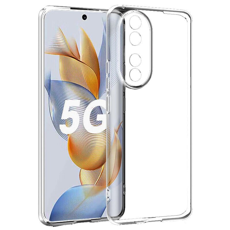 Huawei Honor 90 Şeffaf Kılıf Yumuşak İnce Tasarımlı Kapak (SÜPER) Renksiz
