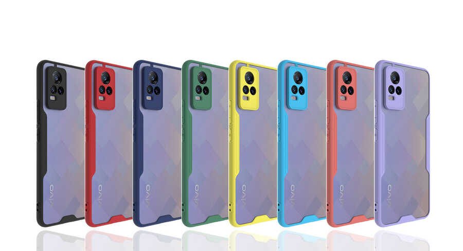 Vivo V21E Kılıf HEPTEKİLETİŞİM Parfe Kapak
