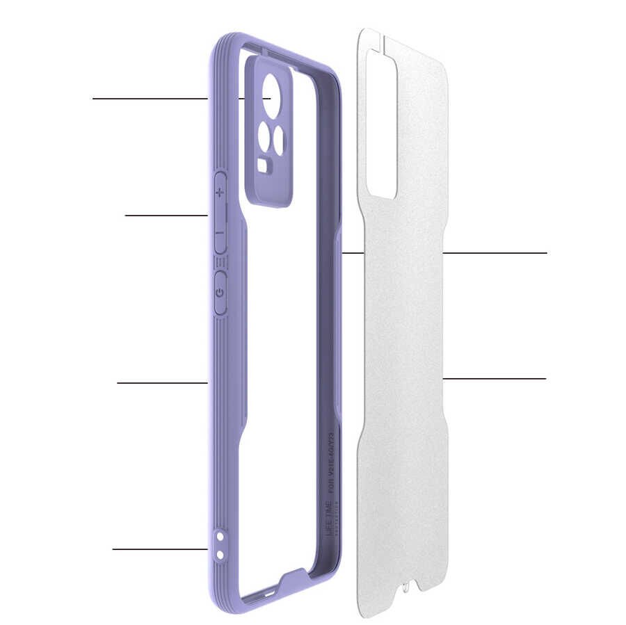 Vivo V21E Kılıf HEPTEKİLETİŞİM Parfe Kapak