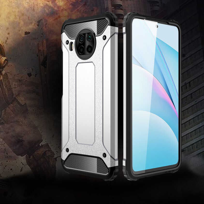 Xiaomi Mi 10T Lite 5G Kılıf Armor Köşe Korumalı Çift Katman Tank Zırh Kapak (CRASH) Rose Gold