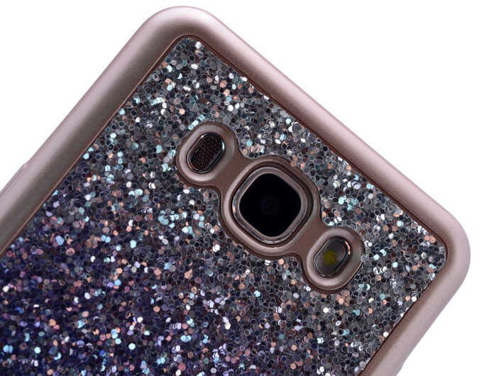 Galaxy J5 2016 Kılıf Zore Simli Kırçıllı Silikon