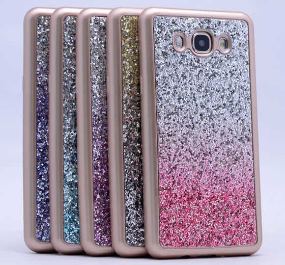 Galaxy J5 2016 Kılıf Zore Simli Kırçıllı Silikon