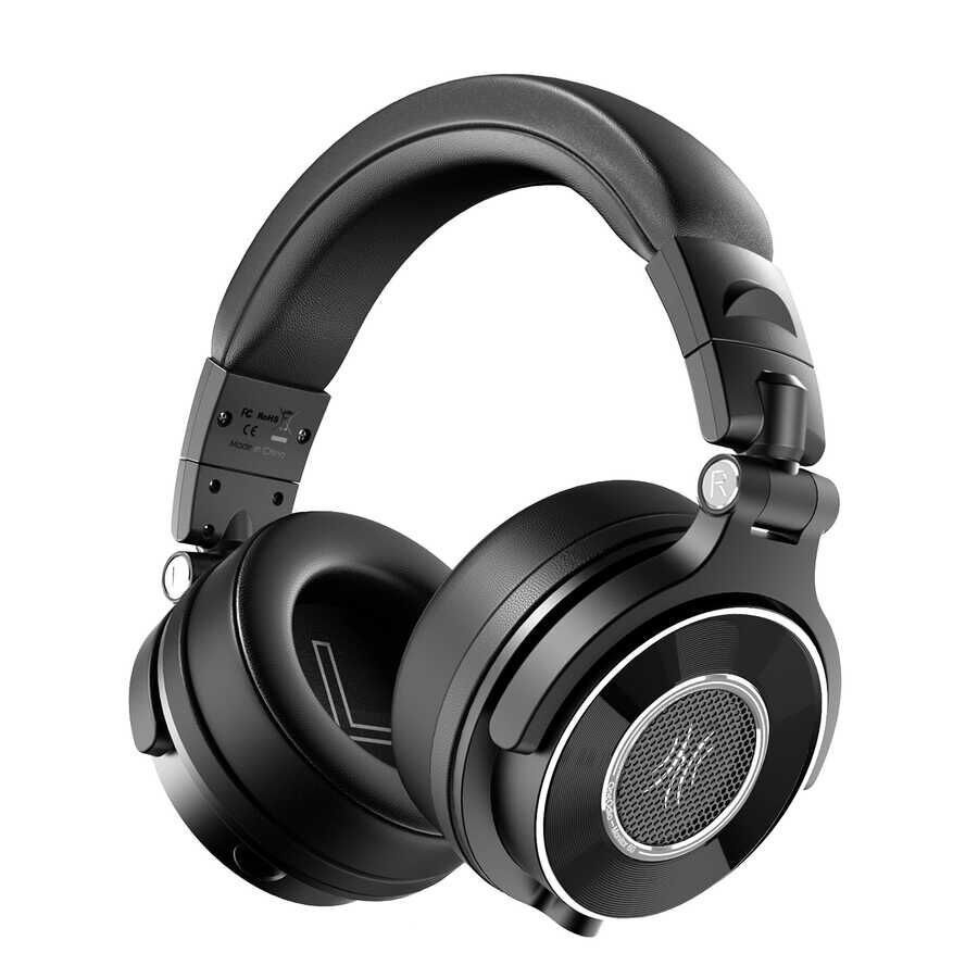 Hafif Portatif Kolayca Katlanıp Taşınabilir Dizayn Kulaklık (Oneodio Monitor 60 3.5mm Kulaklık) Siyah