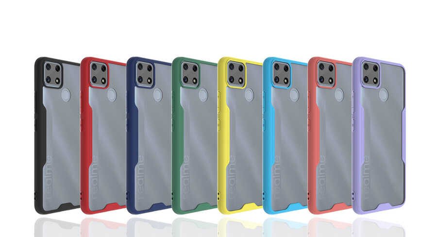 Realme C25 Kılıf HEPTEKİLETİŞİM Parfe Kapak