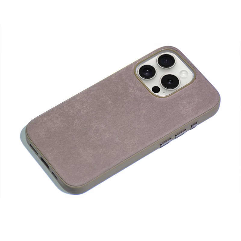 Apple iPhone 15 Pro Kılıf HEPTEKİLETİŞİM Mikro Fiber Mimoza Kapak