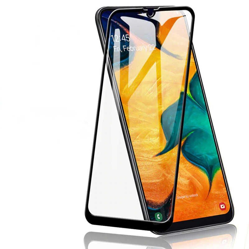 Galaxy M21 HEPTEKİLETİŞİM Kenarları Kırılmaya Dayanıklı Cam Ekran Koruyucu