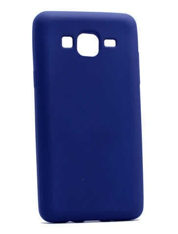 Samsung Galaxy On5 Kılıf Yumuşak Dokulu Soft Esnek İnce Mat Renkli Silikon Kapak (PREMİER) Mavi