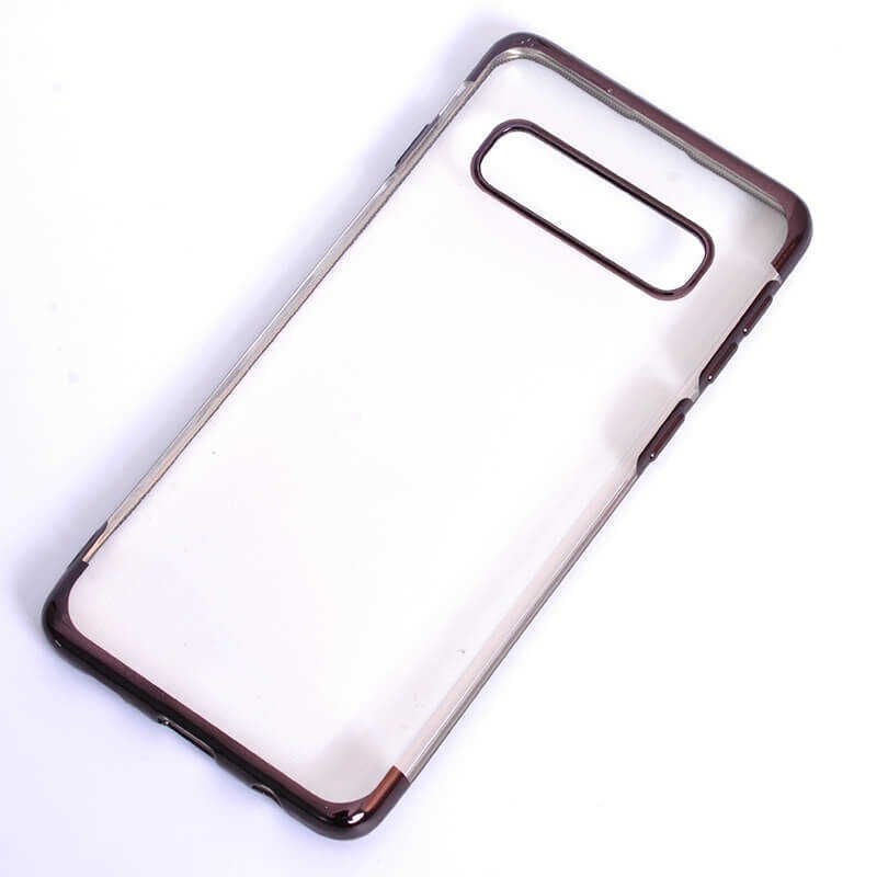 Samsung Galaxy S10 Kılıf HEPTEKİLETİŞİM Dört Köşeli Lazer Silikon Kapak