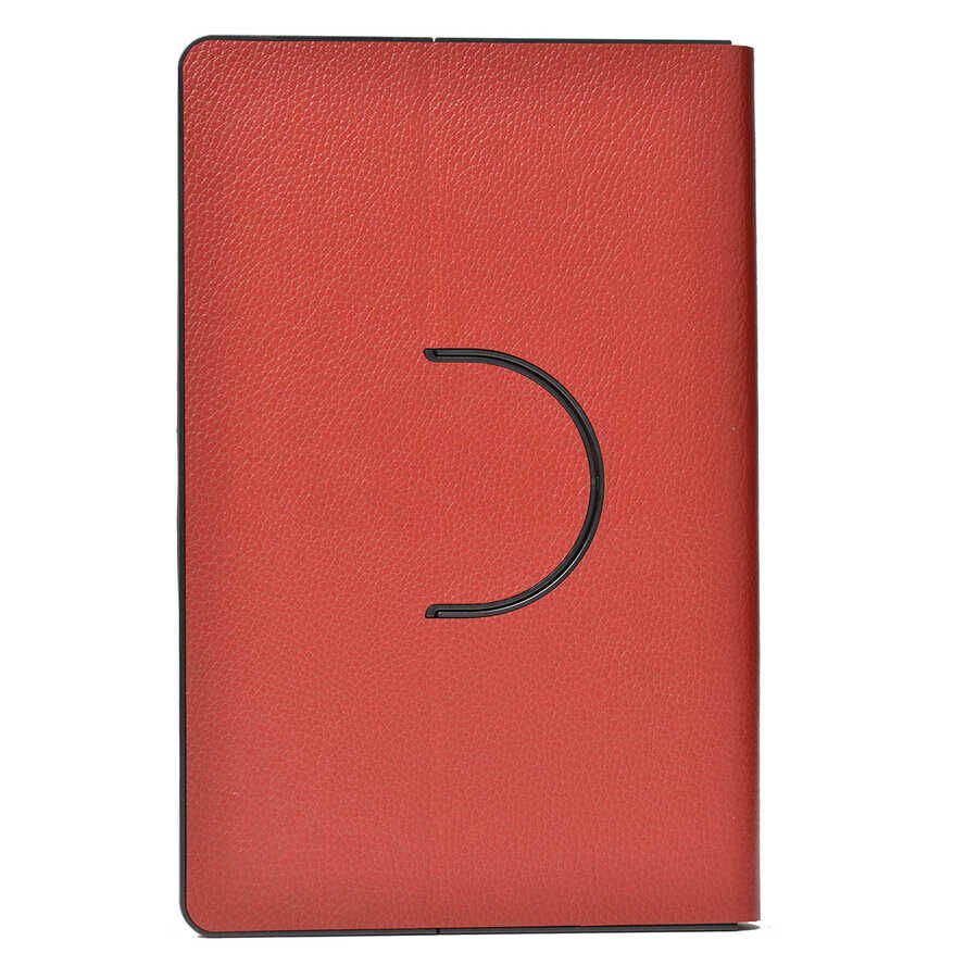 Lenovo M10 Tb-x505f X505x X605l X605f Dönen Standlı Akıllı Kapak (FEST) Kırmızı