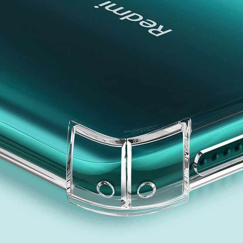 Xiaomi Redmi Note 8 Pro Şeffaf Kılıf Köşelerde Darbelere Karşı Ultra Kalınlık (ANTİSHOCK) Renksiz