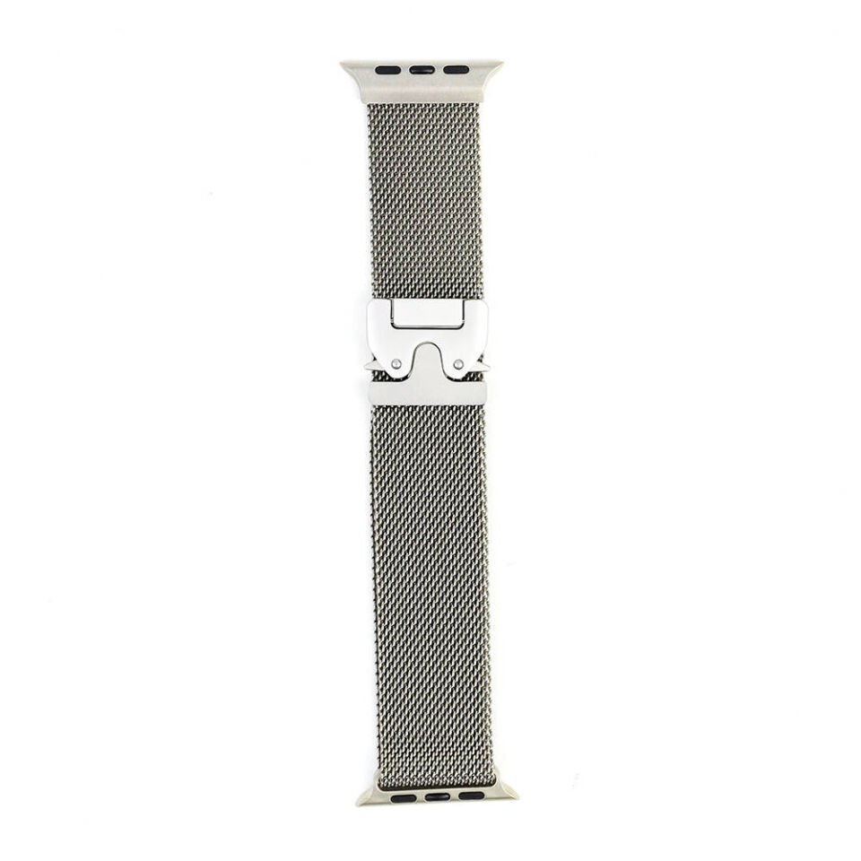 Apple Watch 10 46mm HEPTEKİLETİŞİM KRD-25 Metal Hasır Kordon