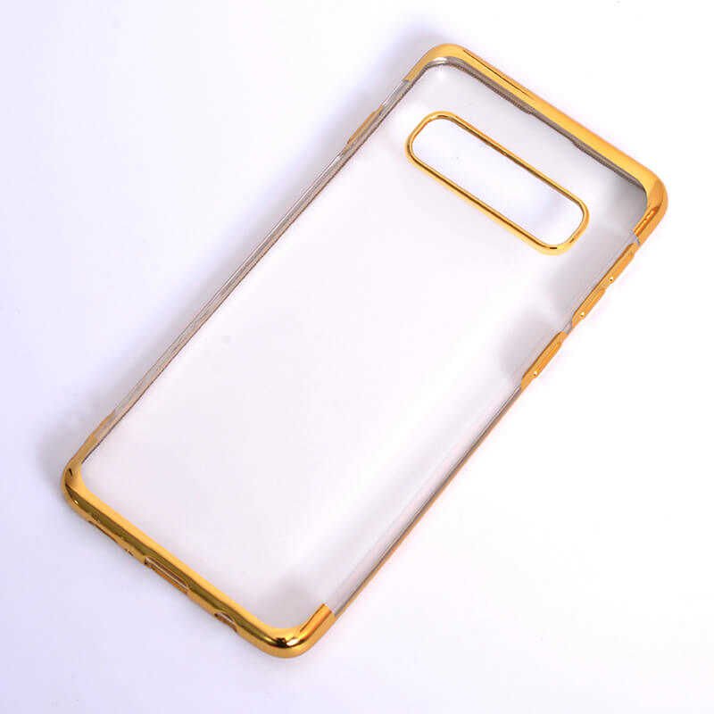 Samsung Galaxy S10E Kılıf HEPTEKİLETİŞİM Dört Köşeli Lazer Silikon Kapak