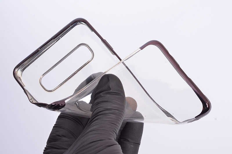 Samsung Galaxy S10E Kılıf HEPTEKİLETİŞİM Dört Köşeli Lazer Silikon Kapak