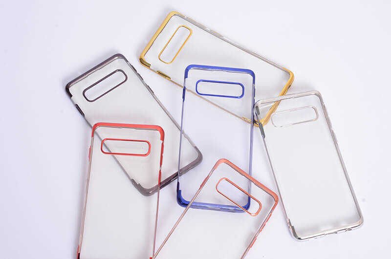Samsung Galaxy S10E Kılıf HEPTEKİLETİŞİM Dört Köşeli Lazer Silikon Kapak