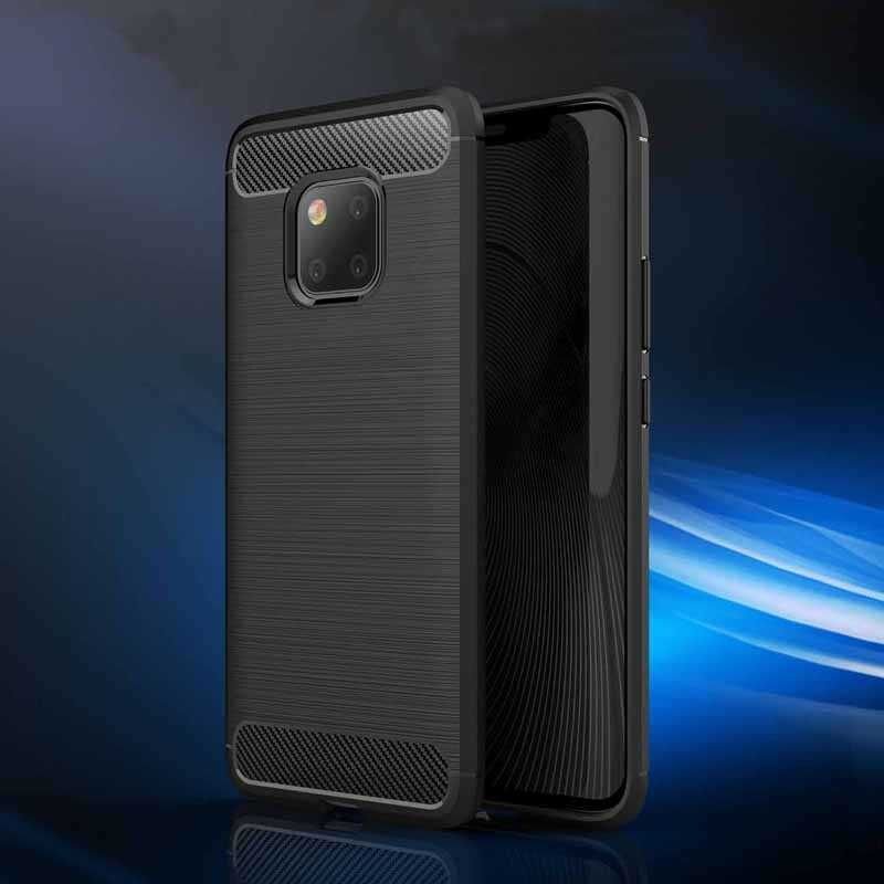 Huawei Mate 20 Pro Kılıf Ultra Korunaklı Silikon Kapak (ROOM) Siyah