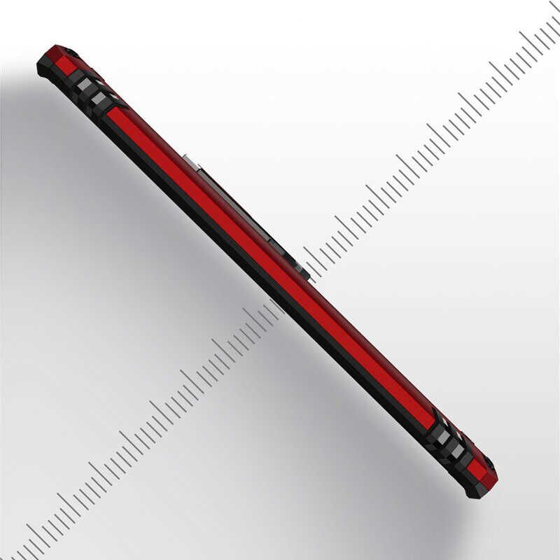 Huawei Mate 30 Lite Kılıf Tank Zırh Yüzüklü Mıknatıslı Standlı Kapak (VEGA) Rose Gold