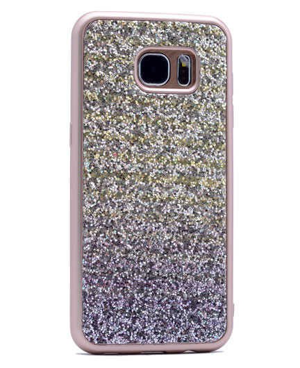 Galaxy S6 Edge Kılıf Zore Simli Kırçıllı Silikon