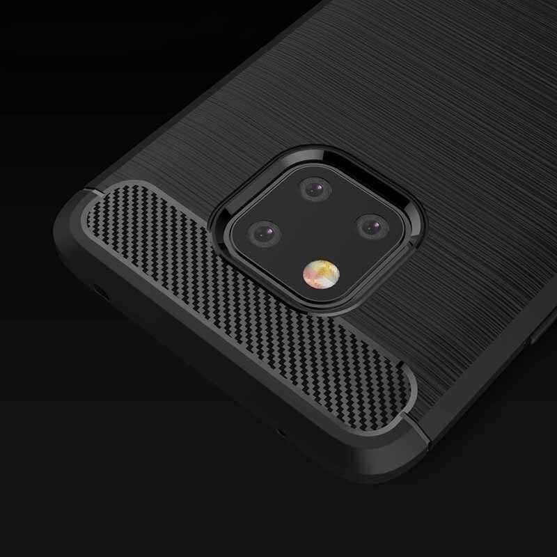 Huawei Mate 20 Pro Kılıf Ultra Korunaklı Silikon Kapak (ROOM) Gri