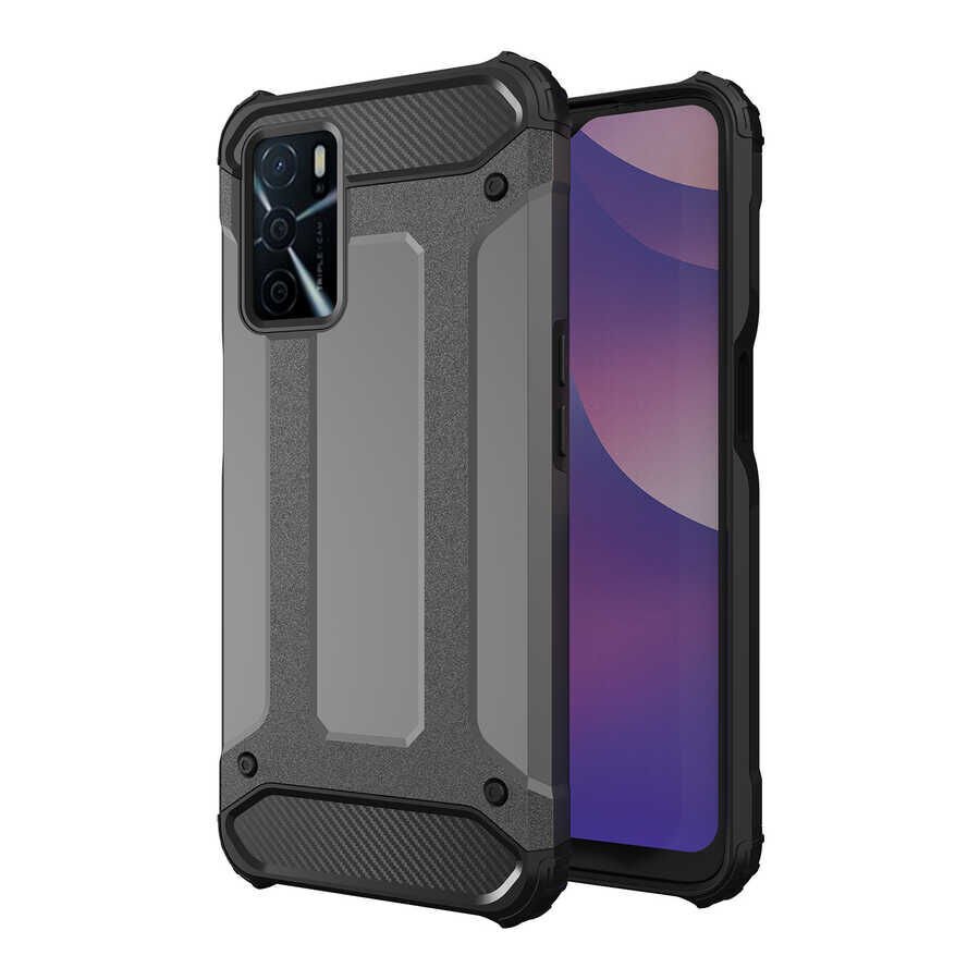 Oppo A16 Kılıf HEPTEKİLETİŞİM Crash Silikon Kapak