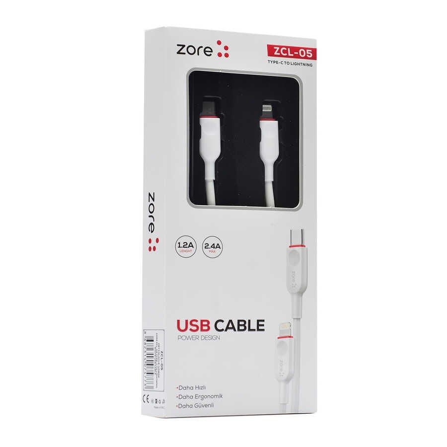 ZCL-05 Lightning To PD Kablo Beyaz