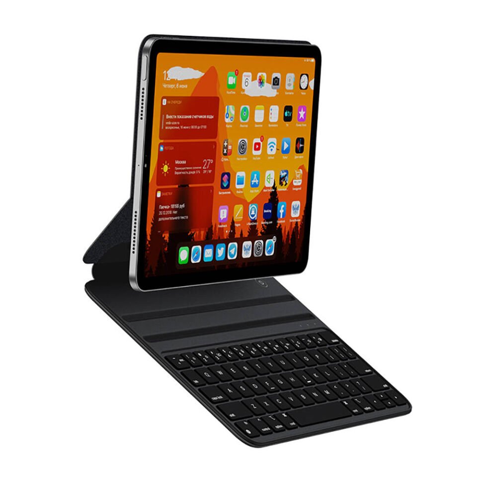 Apple iPad 11.Nesil 2025 Wiwu F15 Klavyeli Standlı Magnetik Kılıf