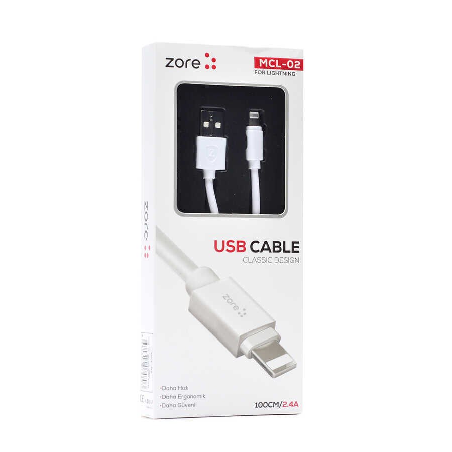 MCL-02 Lightning Usb Kablo Beyaz