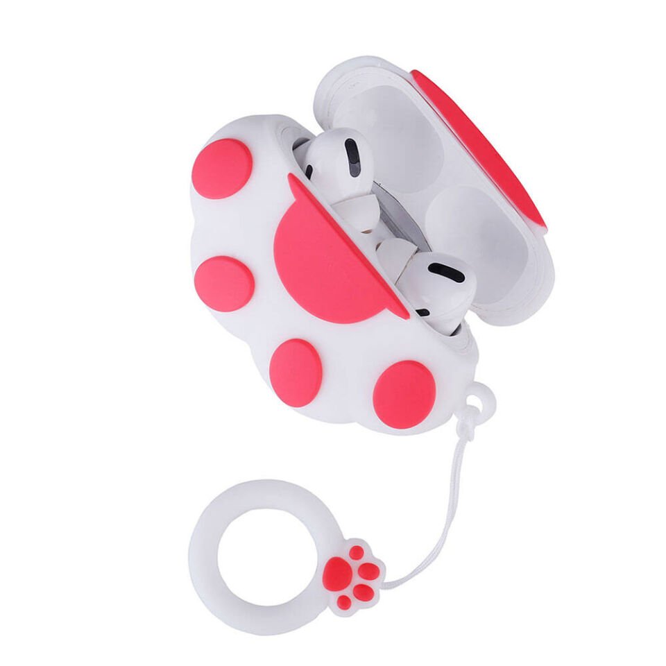 Apple Airpods Pro 2 TPU Kabartma Figürlü İpli Silikon Kılıf (Airbag 37) NO59