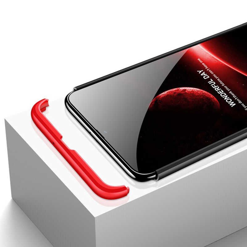 Samsung Galaxy A10S Kılıf 360 Tam Koruma Ön Ve Arka Sert Mika Kapak Orjinal Ays Gkk Kapak Gold