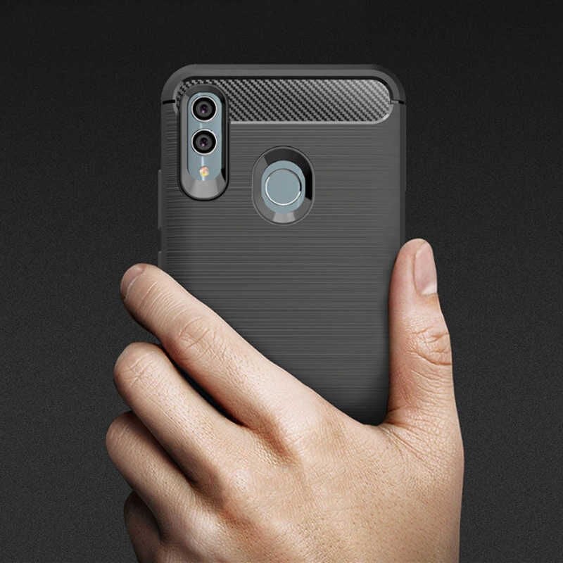 Huawei P Smart 2019 Kılıf Ultra Korunaklı Silikon Kapak (ROOM) Gri
