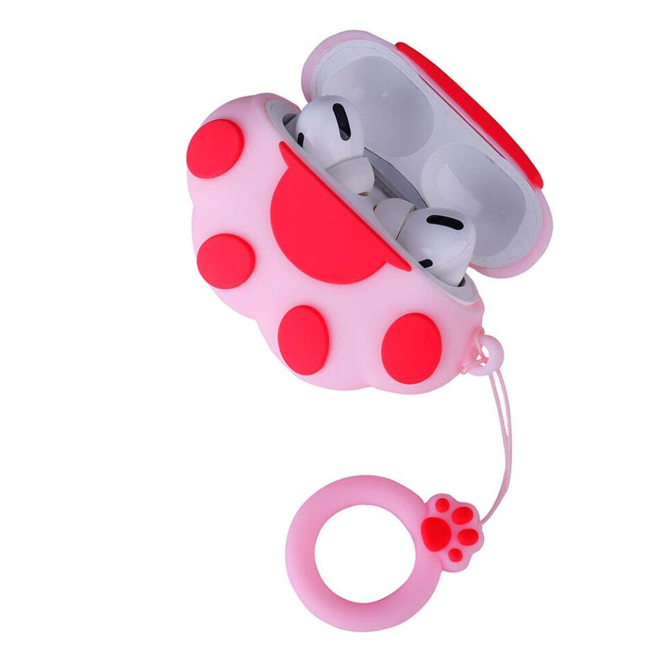 Apple Airpods Pro 2 TPU Kabartma Figürlü İpli Silikon Kılıf (Airbag 37) NO22