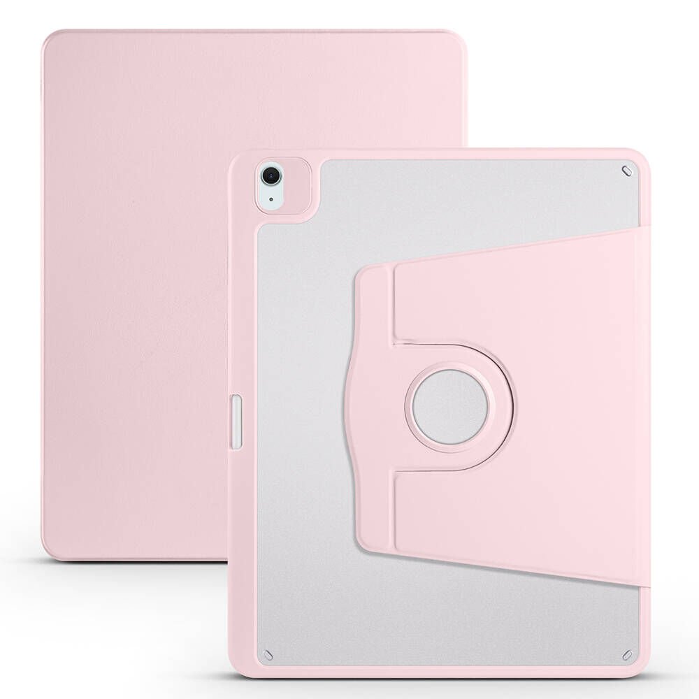 Apple iPad Pro 12.9 2022 M2 Kılıf HEPTEKİLETİŞİM Termik Kalem Bölmeli Dönebilen Standlı Kılıf