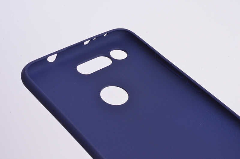 Huawei Honro View 20 Kılıf Yumuşak Dokulu Soft Esnek İnce Mat Renkli Silikon Kapak (PREMİER) Mürdüm