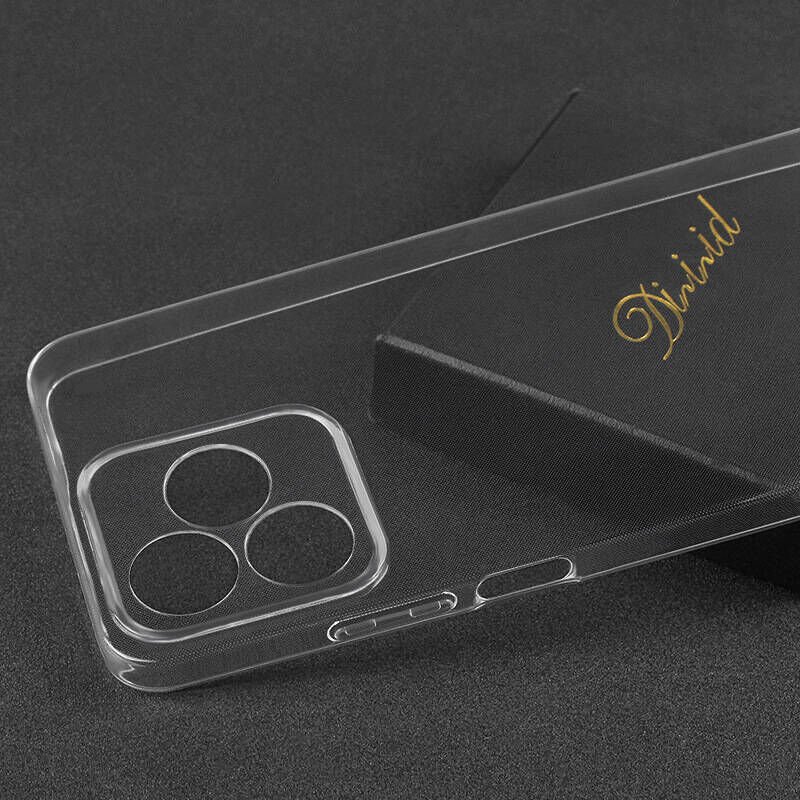 Realme C53 Şeffaf Kılıf Yumuşak İnce Tasarımlı Kapak (SÜPER) Renksiz