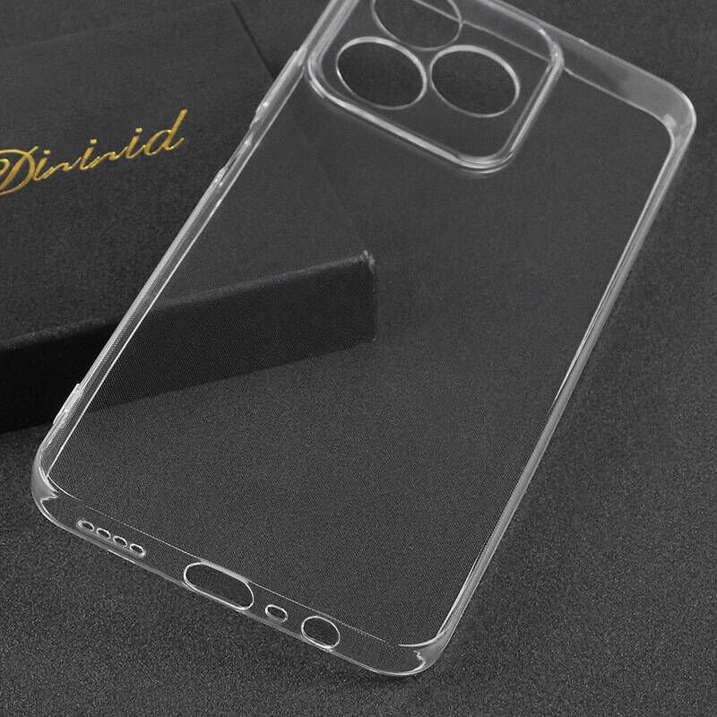 Realme C53 Şeffaf Kılıf Yumuşak İnce Tasarımlı Kapak (SÜPER) Renksiz