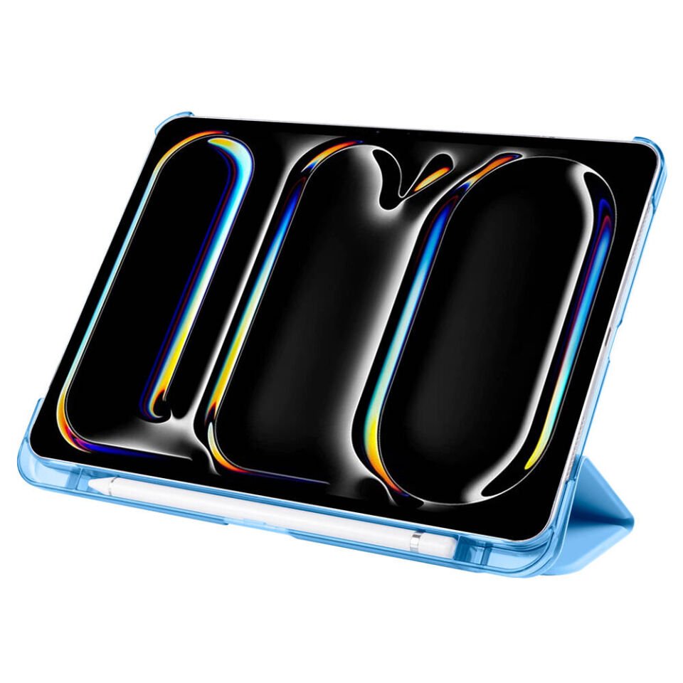 Apple iPad Pro 11 2024 HEPTEKİLETİŞİM Smart Cover Kalem Bölmeli Standlı 1-1 Kılıf