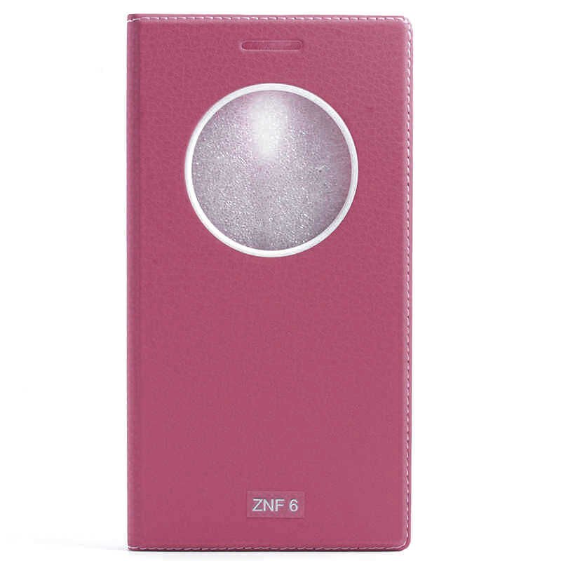 Asus Zenfone 6 Kapaklı Kılıf Mıknatıslı 360 Tam Korumalı (DOLCE) Mor
