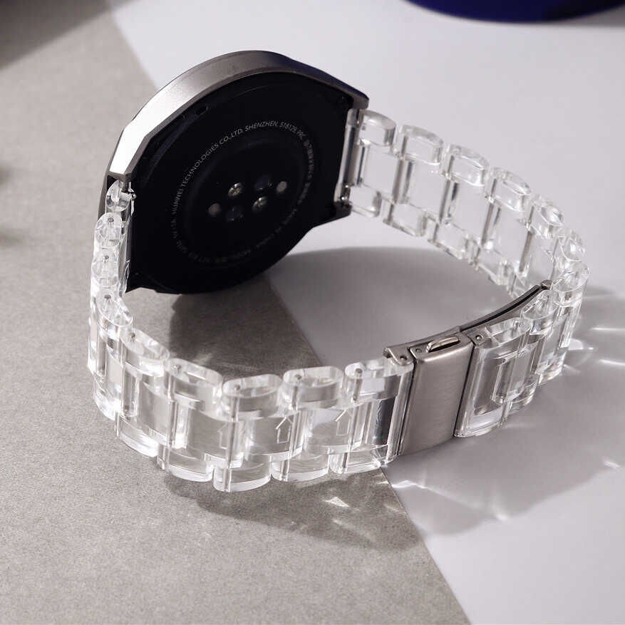Samsung Galaxy Watch Active 2 40mm (20mm) Silikon Kordon Esnek Tasarım (KRD-27) Siyah