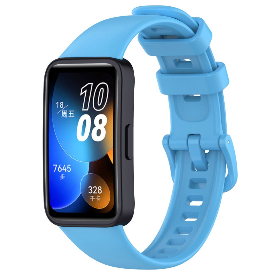 Huawei Band 8 Silikon Kordon Soft ve Pürüzsüz Yüzey Tasarımlı (KLASİK) Mavi