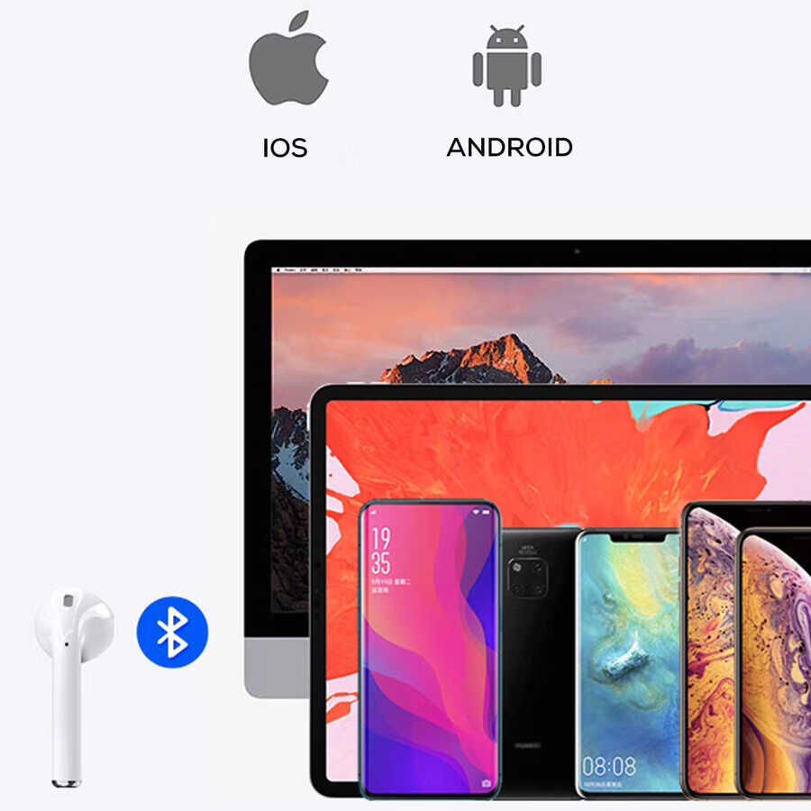Android ve iOS Uyumlu IPX4 Sıçramalara Karşı Suya Dayanıklılık (BTK-ZR60 Bluetooth Kulaklık) Beyaz